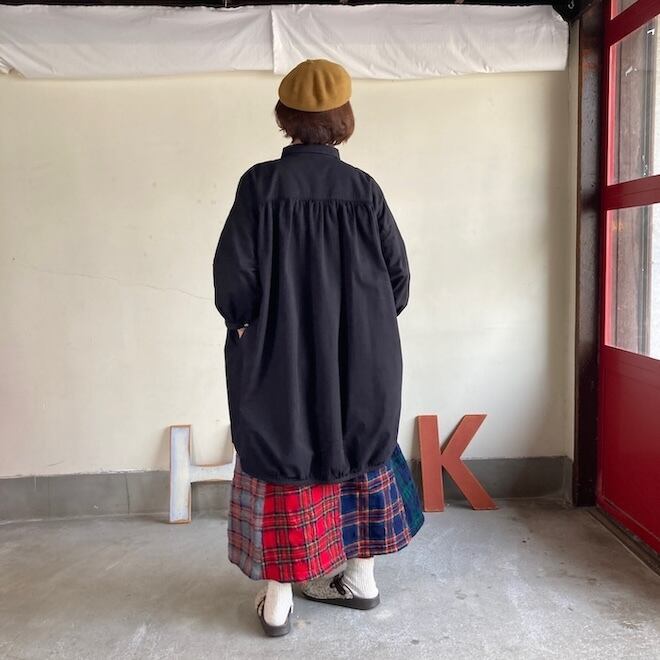 快晴堂 レディース スカート タータンフォーエバー パッチワークの