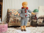 おしゃれなニットの男の子 セルロイドドール(へこみあり) 画像2