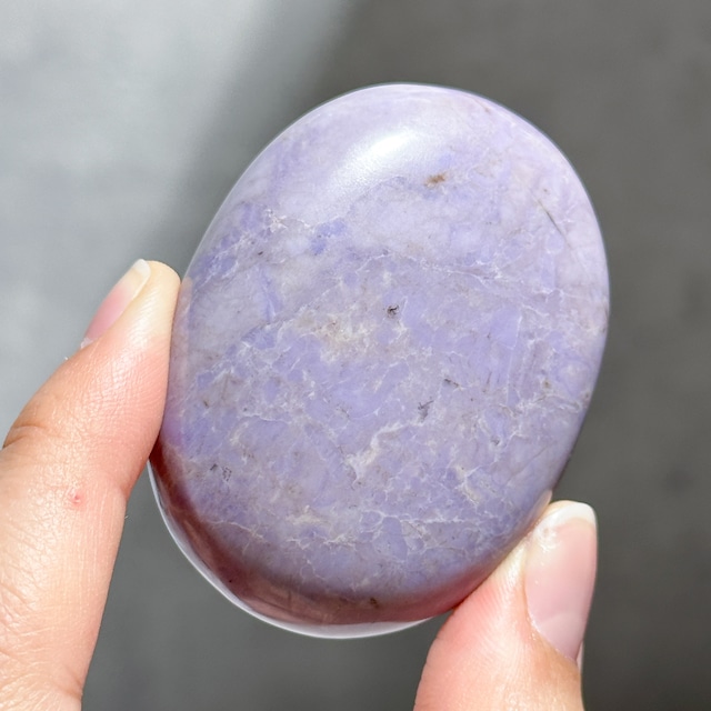 パープルジェイド パームストーン32◇Purpe Jade palm stone ◇天然石・鉱物・パワーストーン