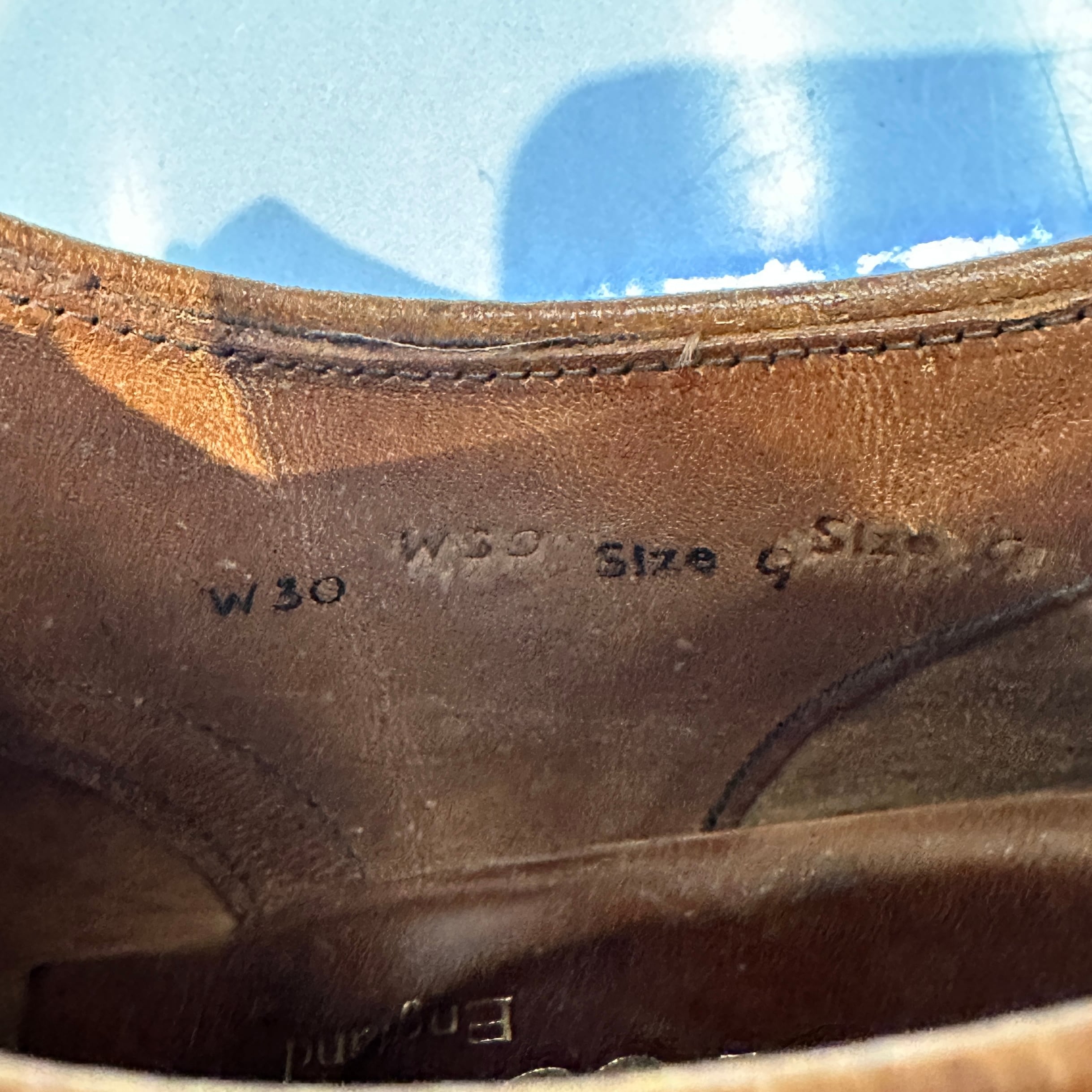 1970's Tricker's WING-TIP LEATHER SHOES | safarionline