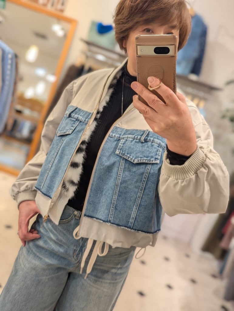 【新品】ミカーレミカーレ　チュールドッキングブルゾン　ブラック　完売品 184555439_o3.jpg?