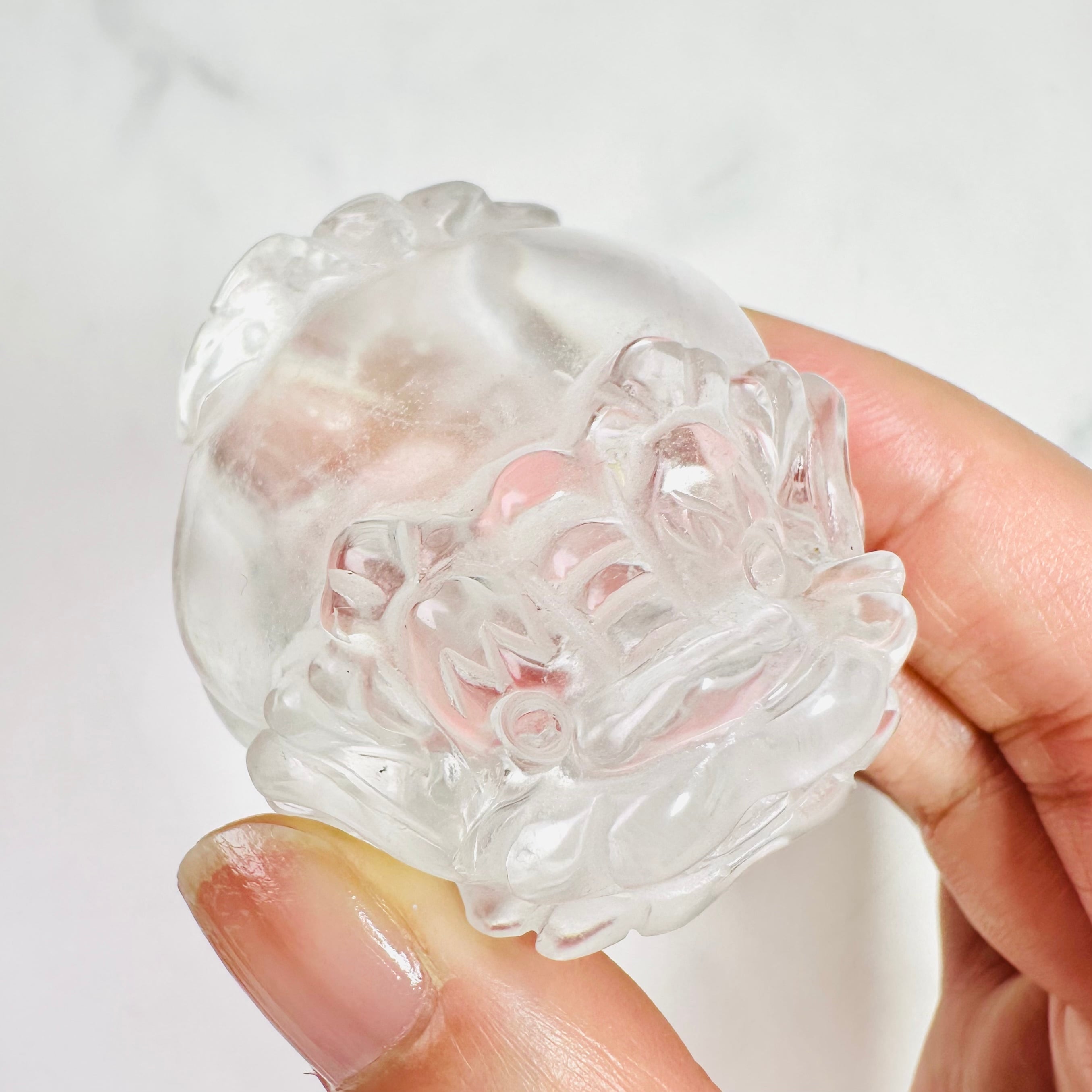 天然石クラスター｜優しい輝きのピンク水晶（マダガスカル産）56g | Mt