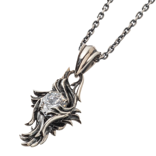 【特別価格】フレアペンダントCL　ACP0340　Flare pendant clear  シルバーアクセサリー Silver Jewelry Brand