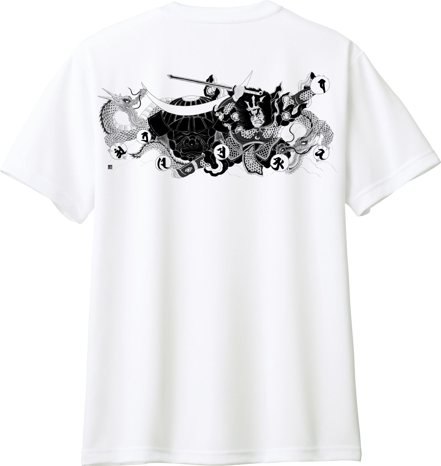 モノクロプリントTシャツ「星の杜 妙見尊星王 伊達の三日月」 | aomories