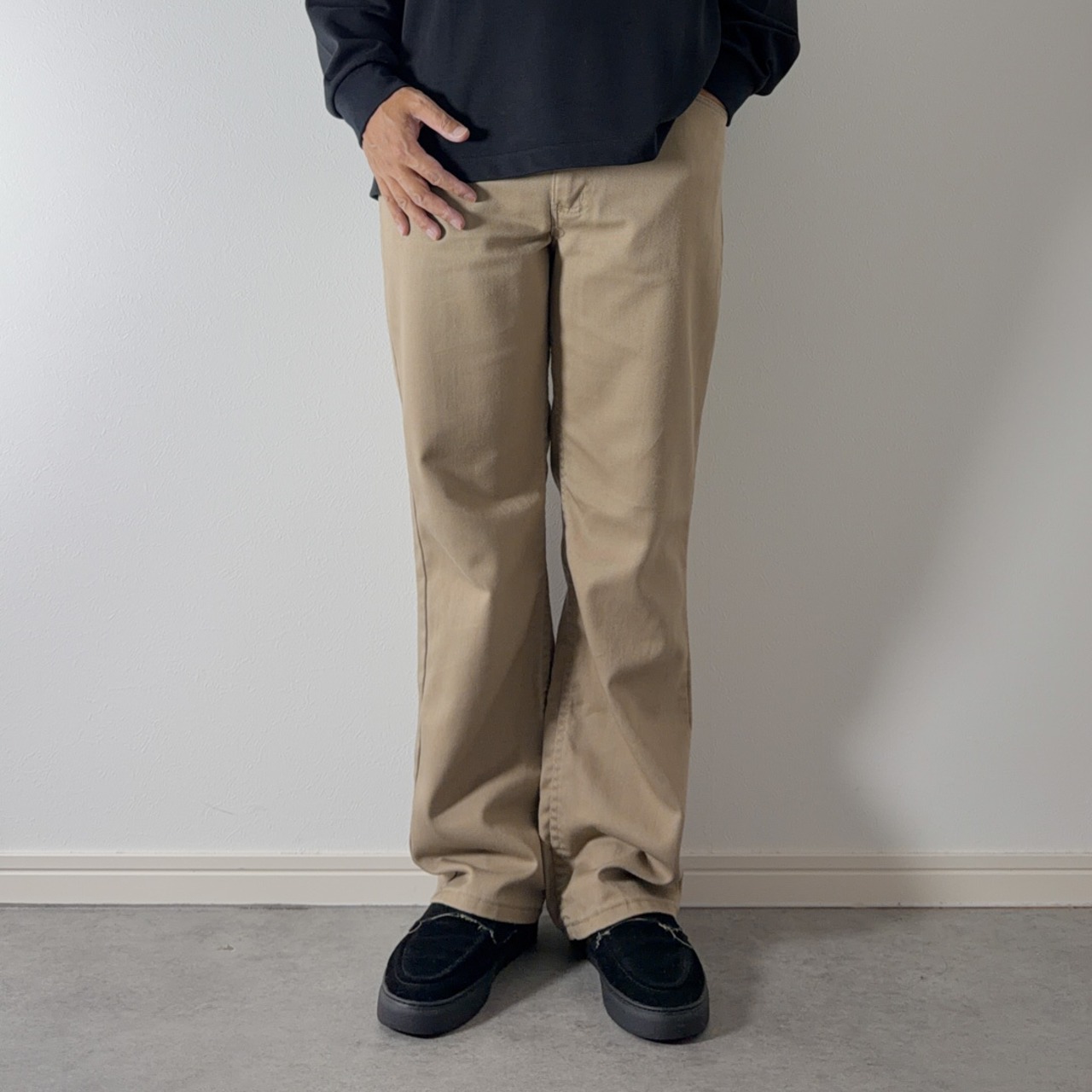 80s RUSTLER 5-pocket cotton twill pants "made in USA" [W32.5L28相当] 古着 - 17