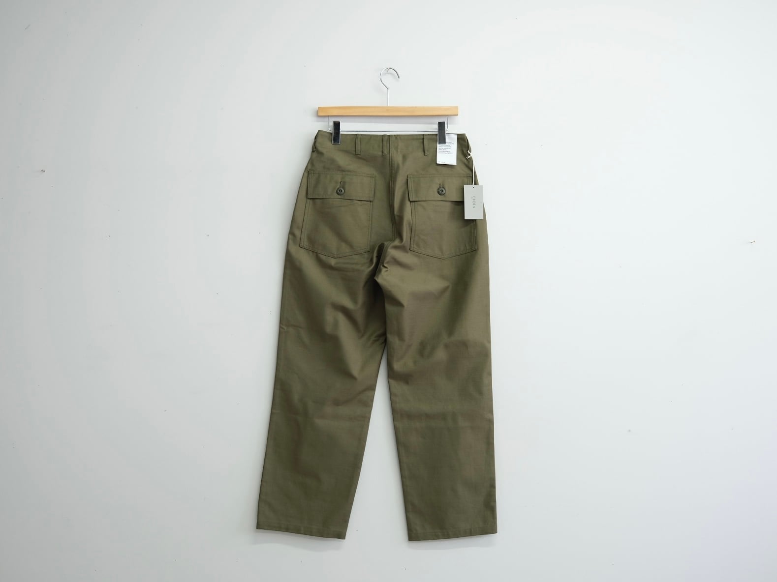 CIOTA” Baker Pants (Wide Straight) Dark Olive” | Lapel online store