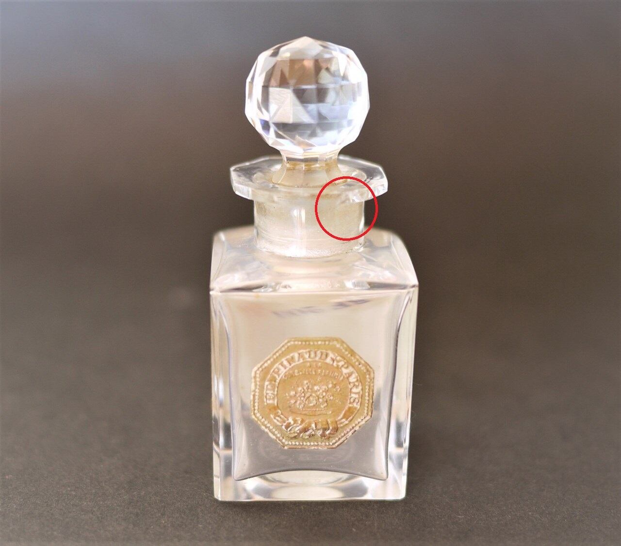 フランスアンティーク　ヤドリギ　パフュームボトル　フラコン・ド・セル フランスアンティーク ヤドリギ パフュームボトル フラコン・ド・セル