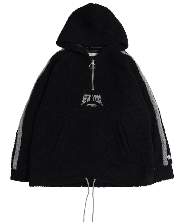 NEW YORK LOGO BOA HALF ZIP PULL-OVER［REJ098］