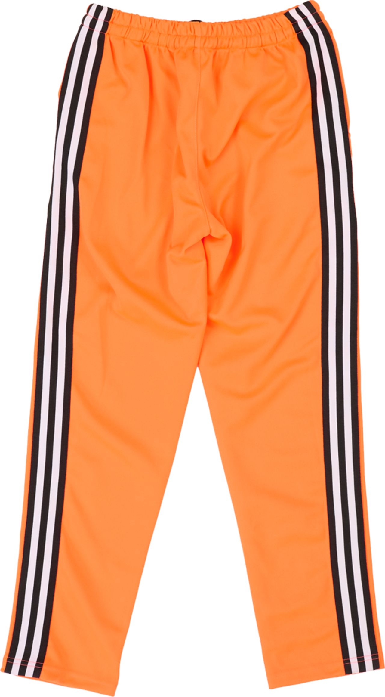 ネオンオレンジ サイド3本ライン トラックパンツ