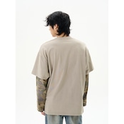 ストリート ダメージ加工 ロングTシャツ T1630