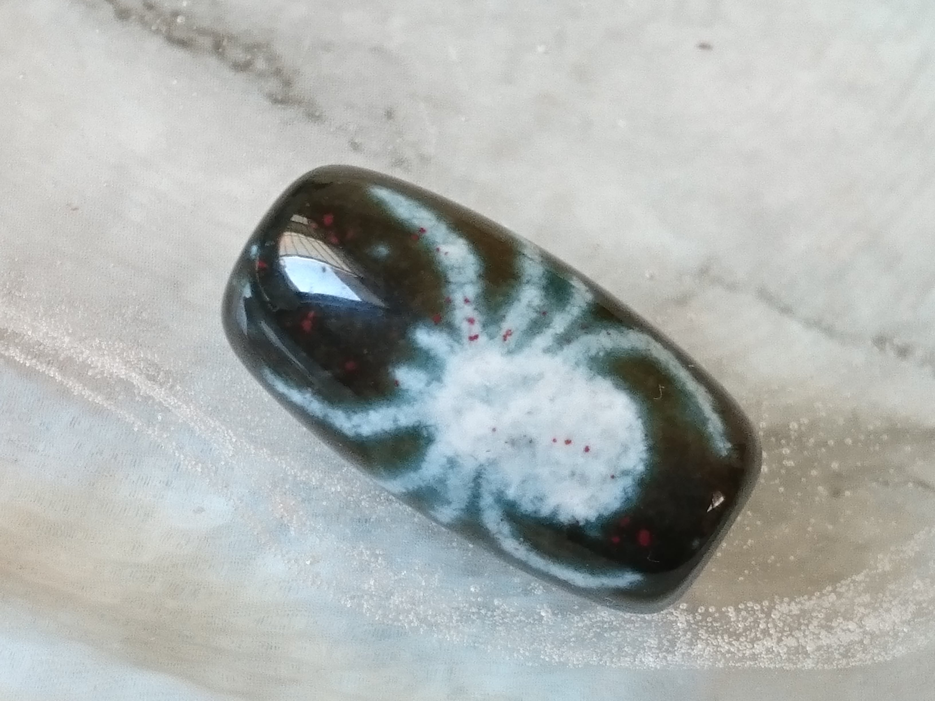 朱砂入り✨蜘蛛天珠 | F*