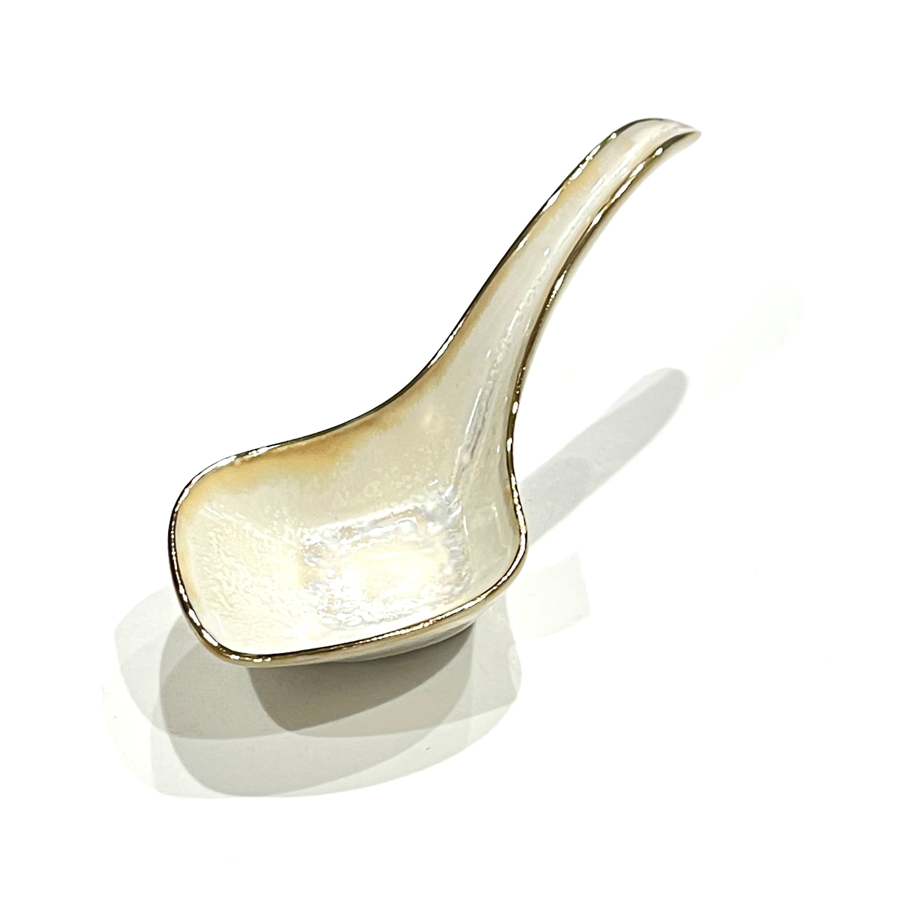 SALE】白結晶縁銀 菱形盛レンゲ (廃盤) | 24to3［西富陶磁器オンライン
