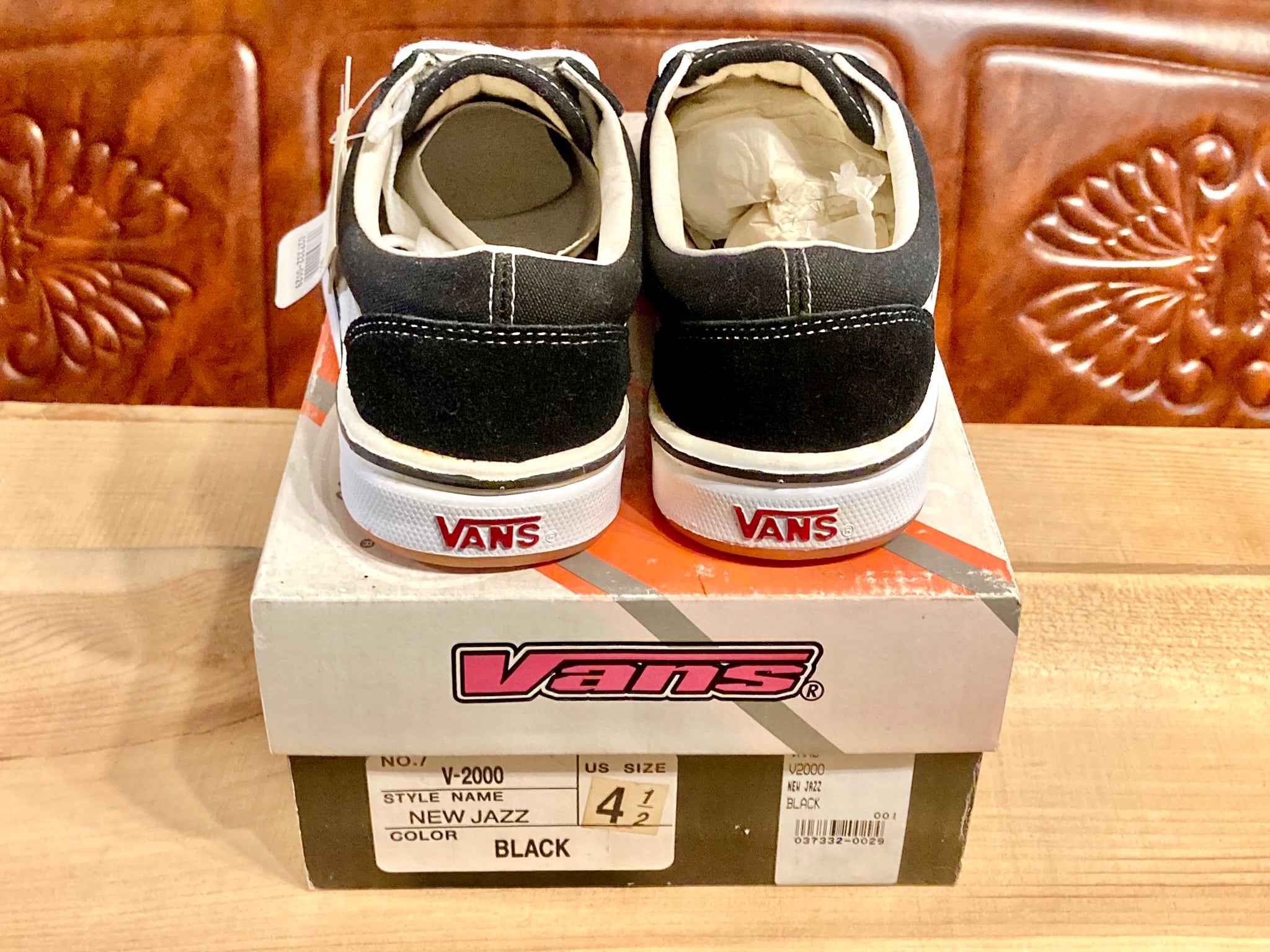 Vans（バンズ）NEW JAZZ（ニュージャズ）V2000 4.5 22~22.5cm 黒