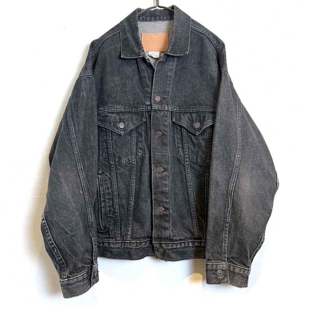 【International Denim】Vintage Animal Print Denim Jacket【1980s-】