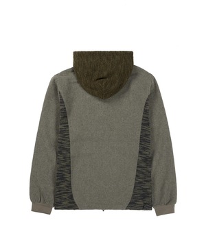 XLIM / EP10 01 zip-up hoodie green
