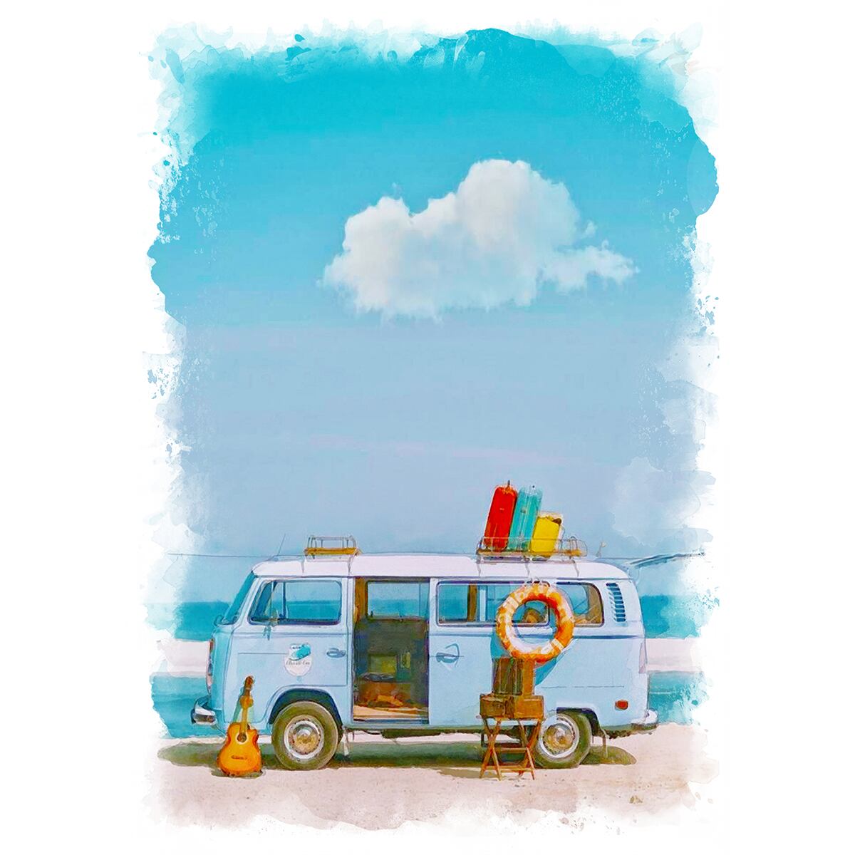 油絵 絵画 【夏の風景】 油絵 絵画【夏の風景】 - arashi1783 - BOOTH