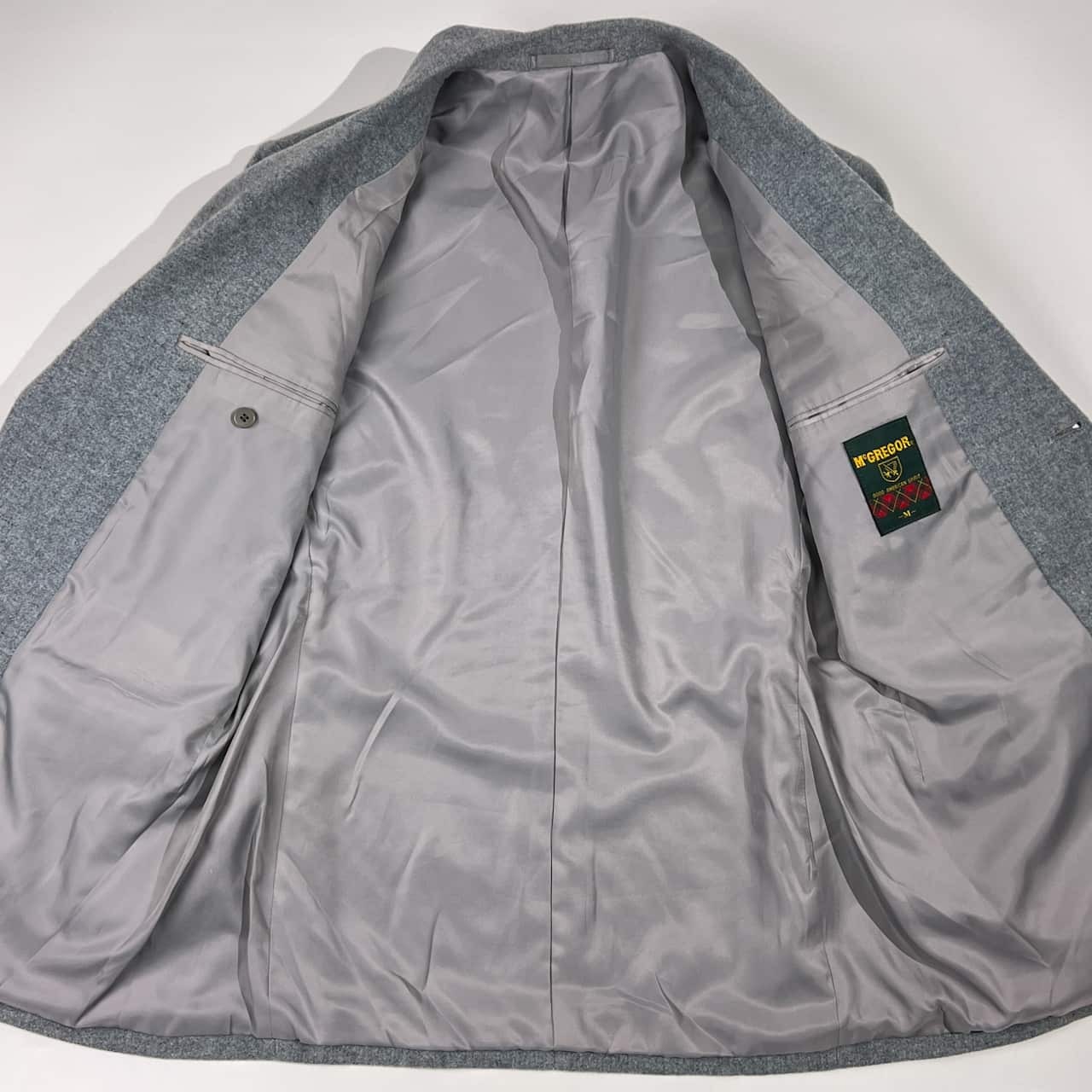 90s McGREGOR マックレガー 3B テーラードジャケット M/グレー系 メンズ ビンテージ