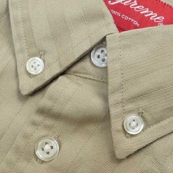 Size【S】 SUPREME シュプリーム 20AW Jacquard Stripe Twill Shirt ...