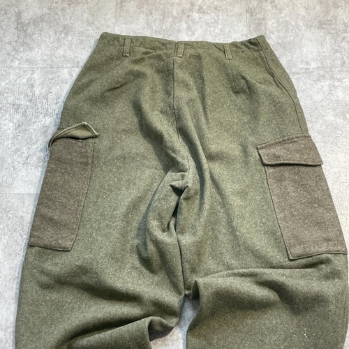 40-50s スウェーデン軍 実物 M-39 ウールカーゴパンツ 詳細写真8