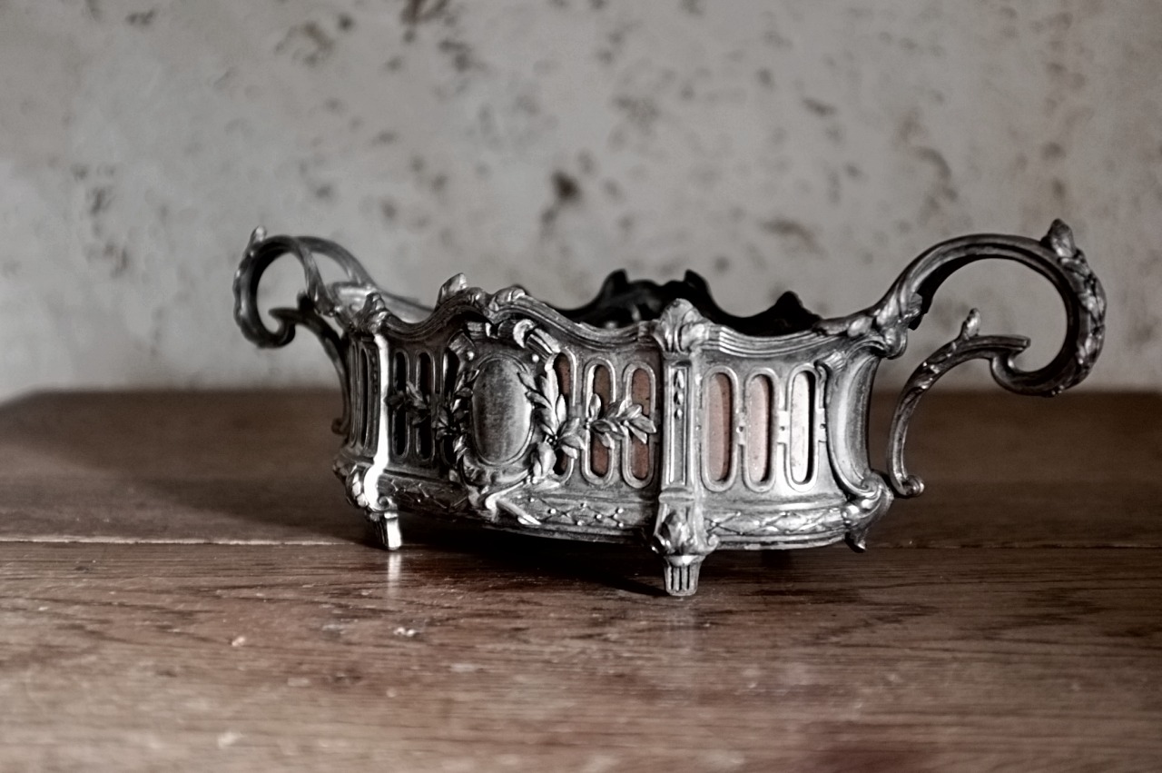 19世紀 フランス 植物たちによる植物たちへレギュール製ジャルディニエール アンティーク