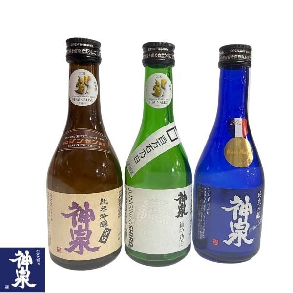 小松限定 純米吟醸セット（300ml 3本セット） | こまつもんマルシェ