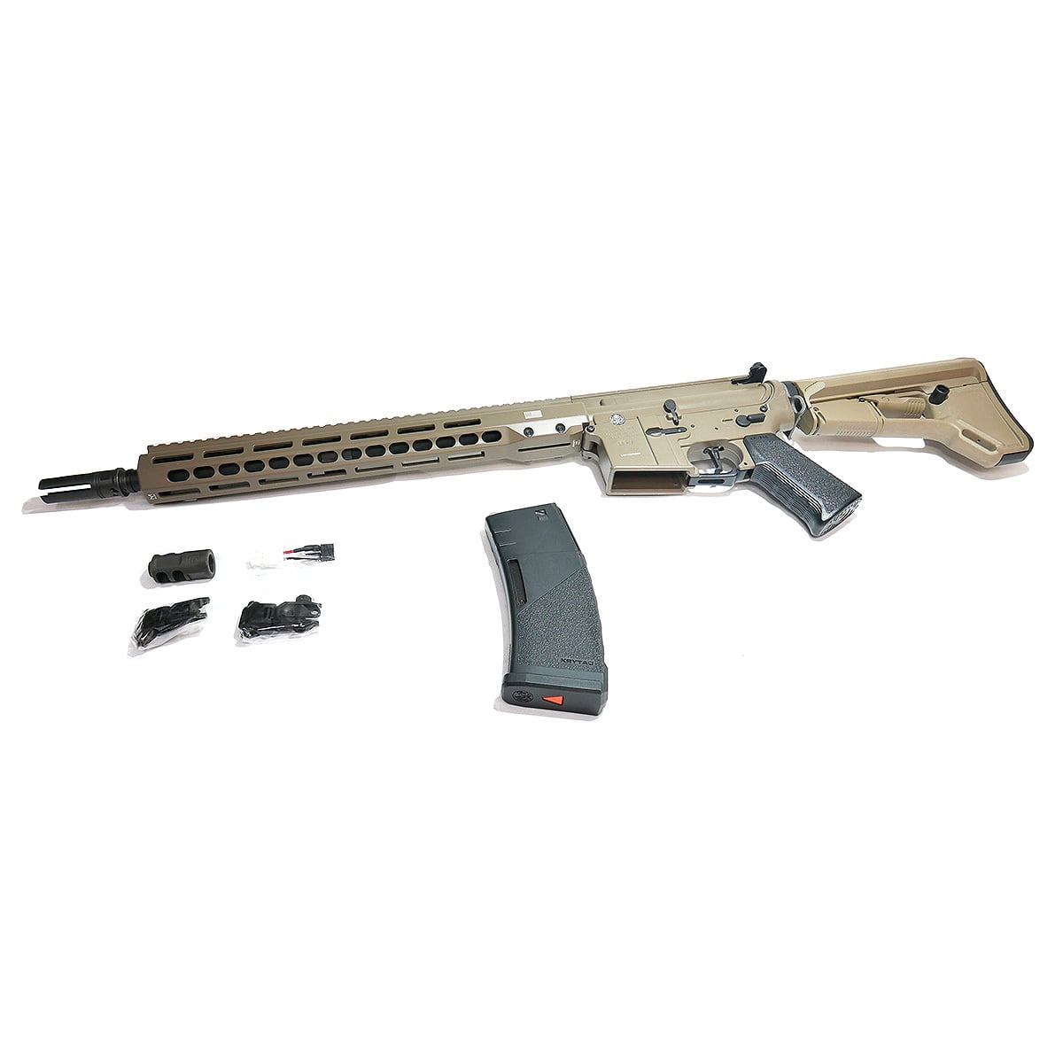 中古】東京マルイ 次世代電動ガン SCAR-H FDE 本体 + 540連マガジン 2