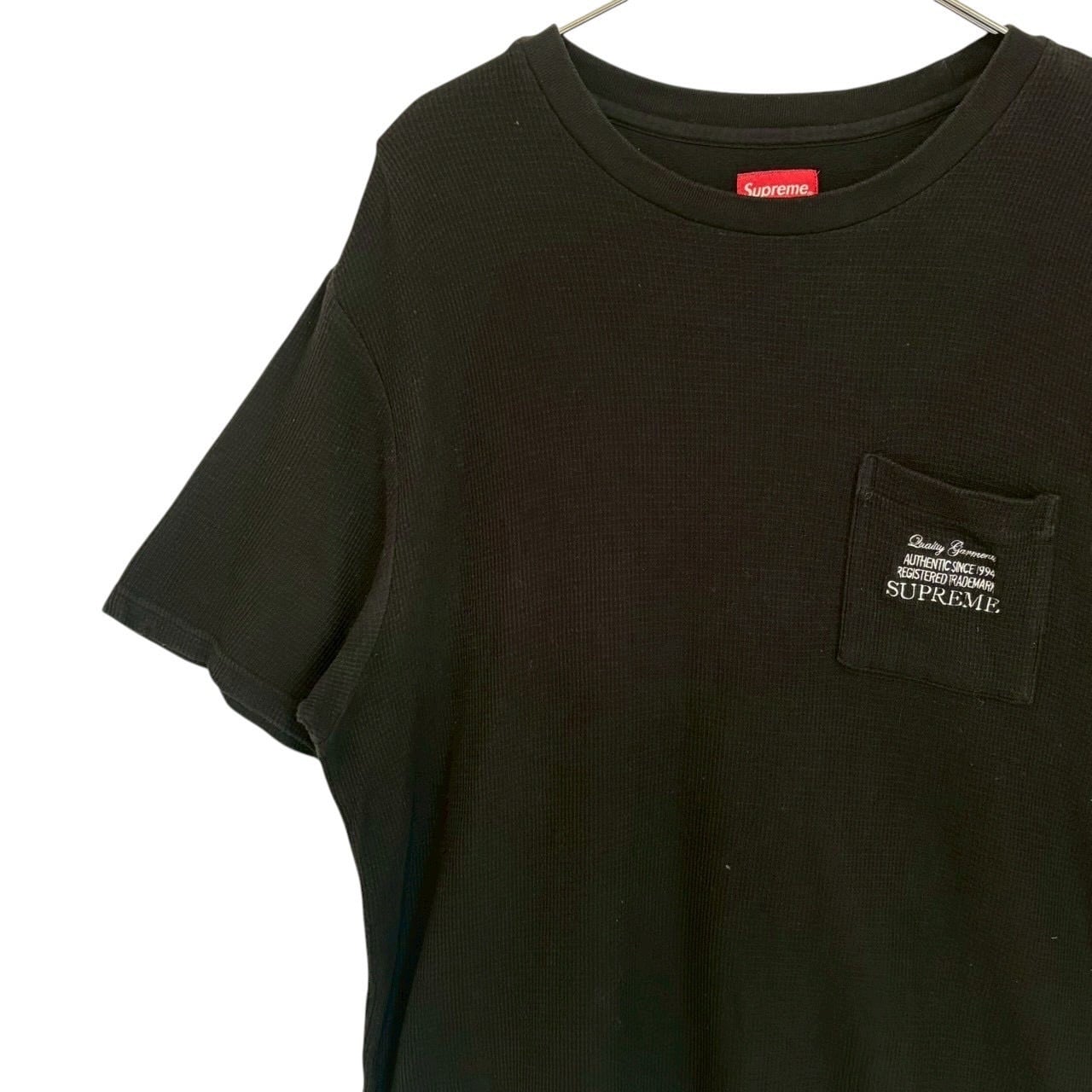 supreme シュプリーム ポロシャツ M ボーダー 刺繍ロゴ ワンポイント