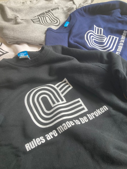 GOOD ON別注「ラグランクルースウェット」【Rules are made to be broken】