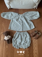 韓国子供服 / LALALAND / 26Autumn / ベベ エスニック ブラウス / 秋服 / ベビー *6M~18M*