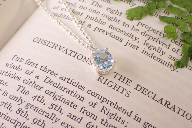 ブルートパーズネックレス　2.18ct [D12‐115]