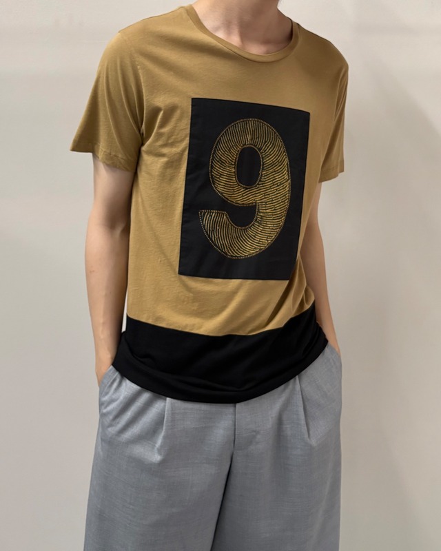 【Dries Van Noten】bamboo number t-shirt