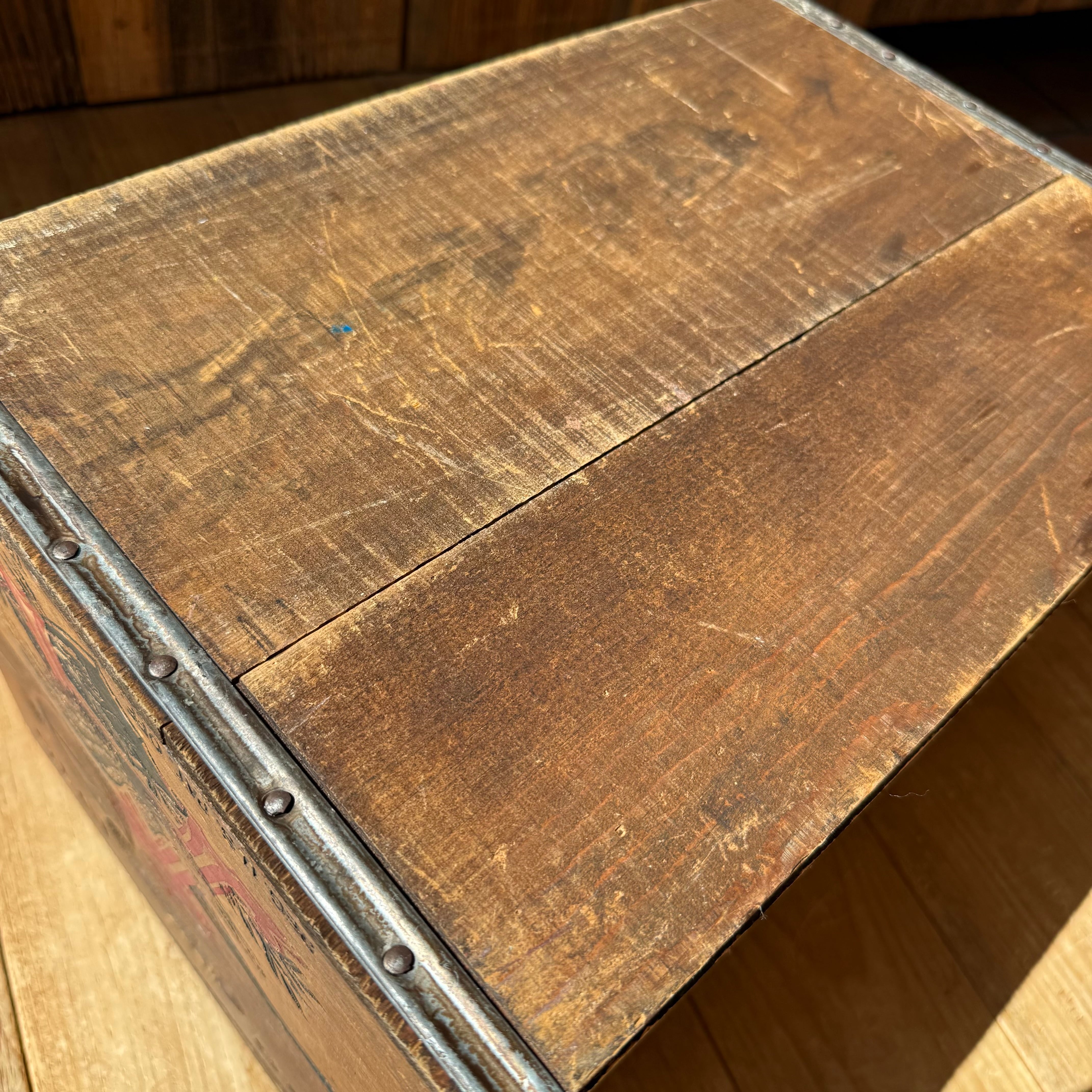 Vintage BUDWEISER Wood Box 木箱 バドワイザー 収納 ディスプレイ