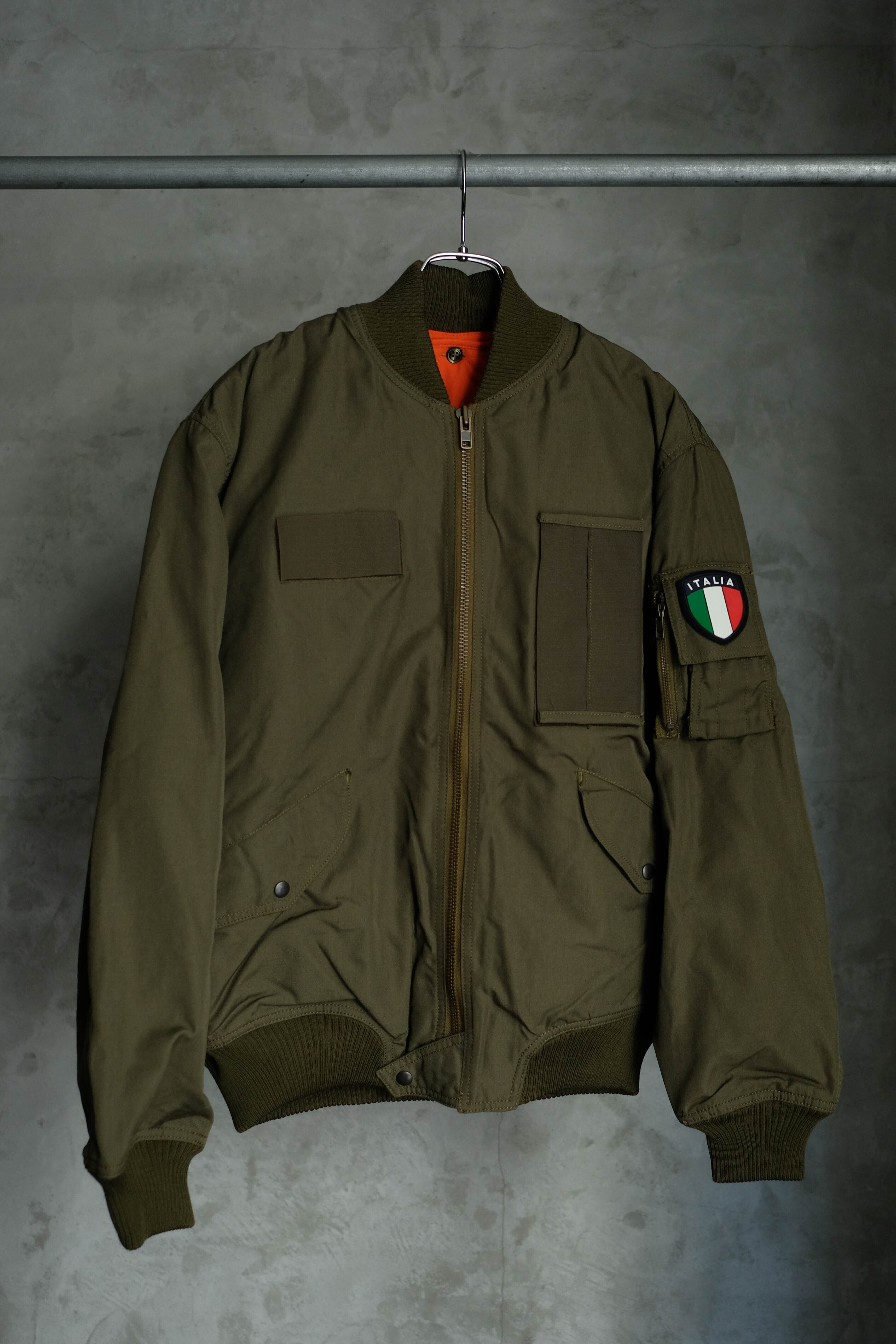 イタリア軍 パイロットジャケット dead stock ライナー付き