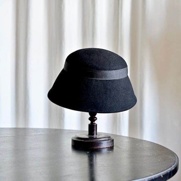 52018】フェルトハット ブラック / Felt Black Hat | 古道具・器