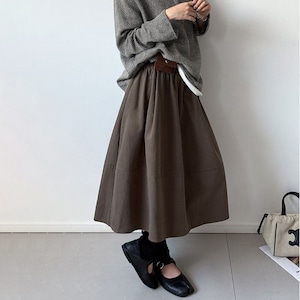 a-line midi skirt 14731