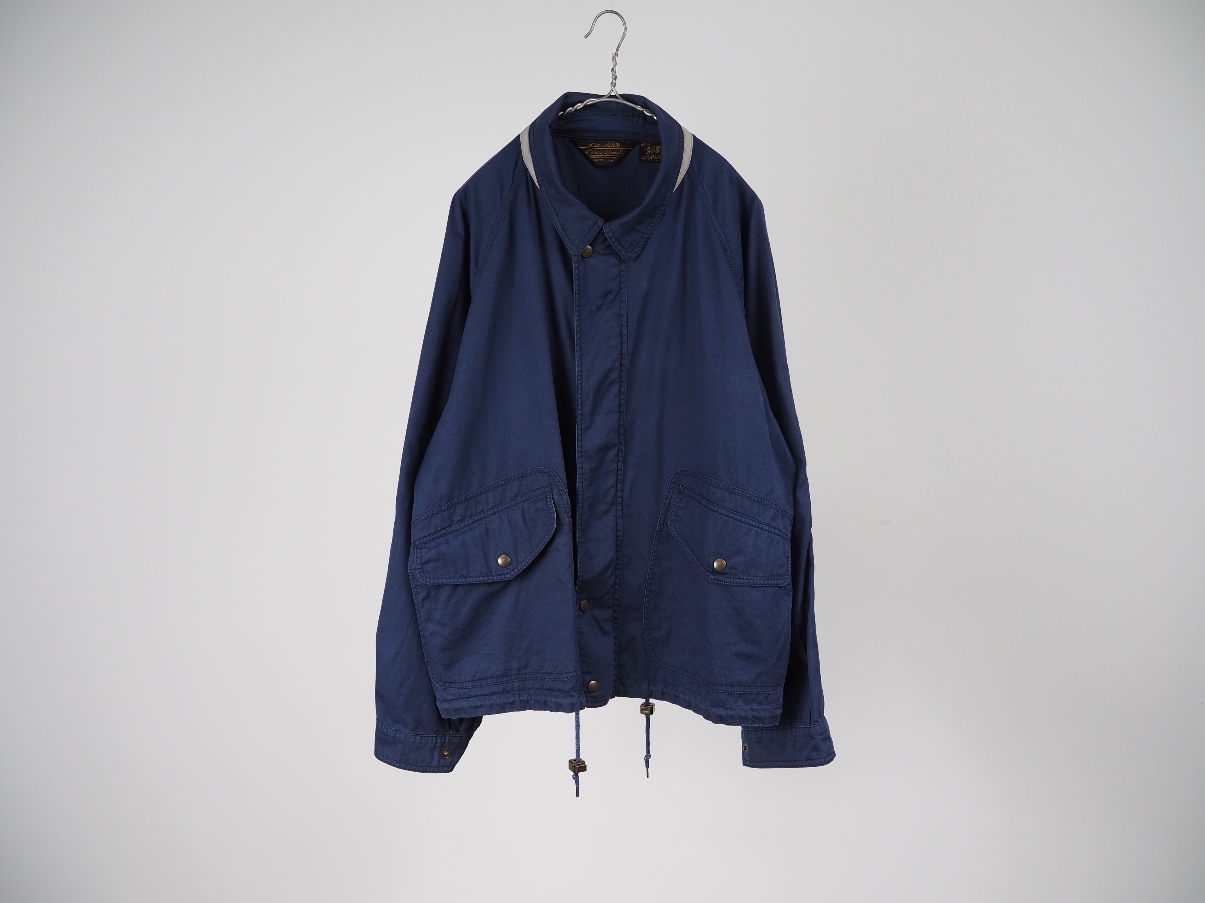 Eddie Bauer cotton zip up jacket L
