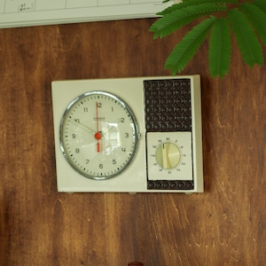 CERAMIC KITCKEN CLOCK & TIMER | KIENZLE | 1960-70s | Germany