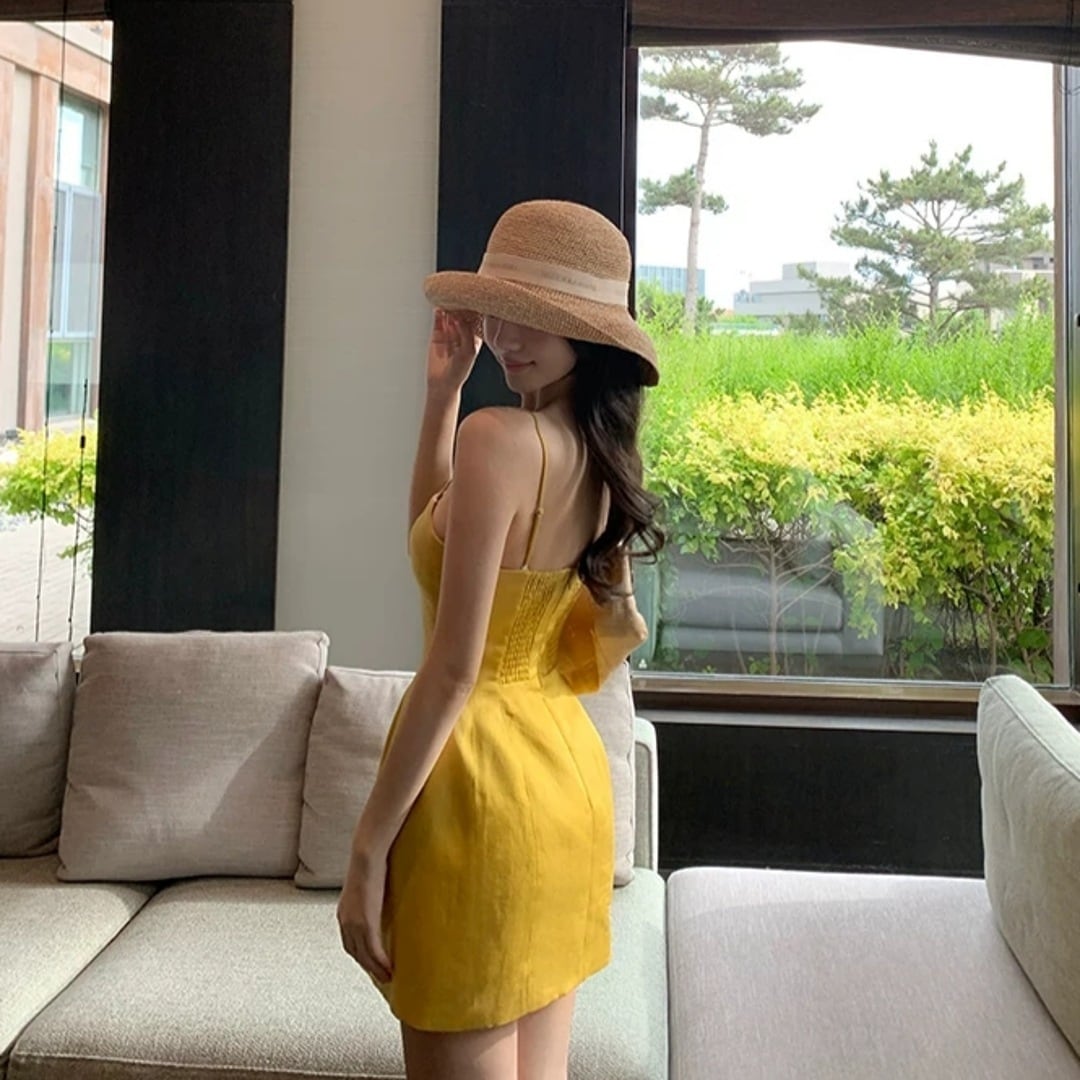 Lemon mini dress 260622
