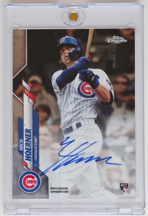 Nico Hoerner|2020 Topps Chrome Rookie Autograph|Ungraded