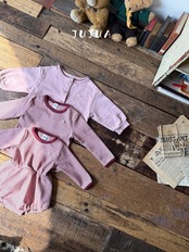 韓国子供服 / JUJUA / 26Autumn / モモ Tシャツ / 秋服 *XS~XL*