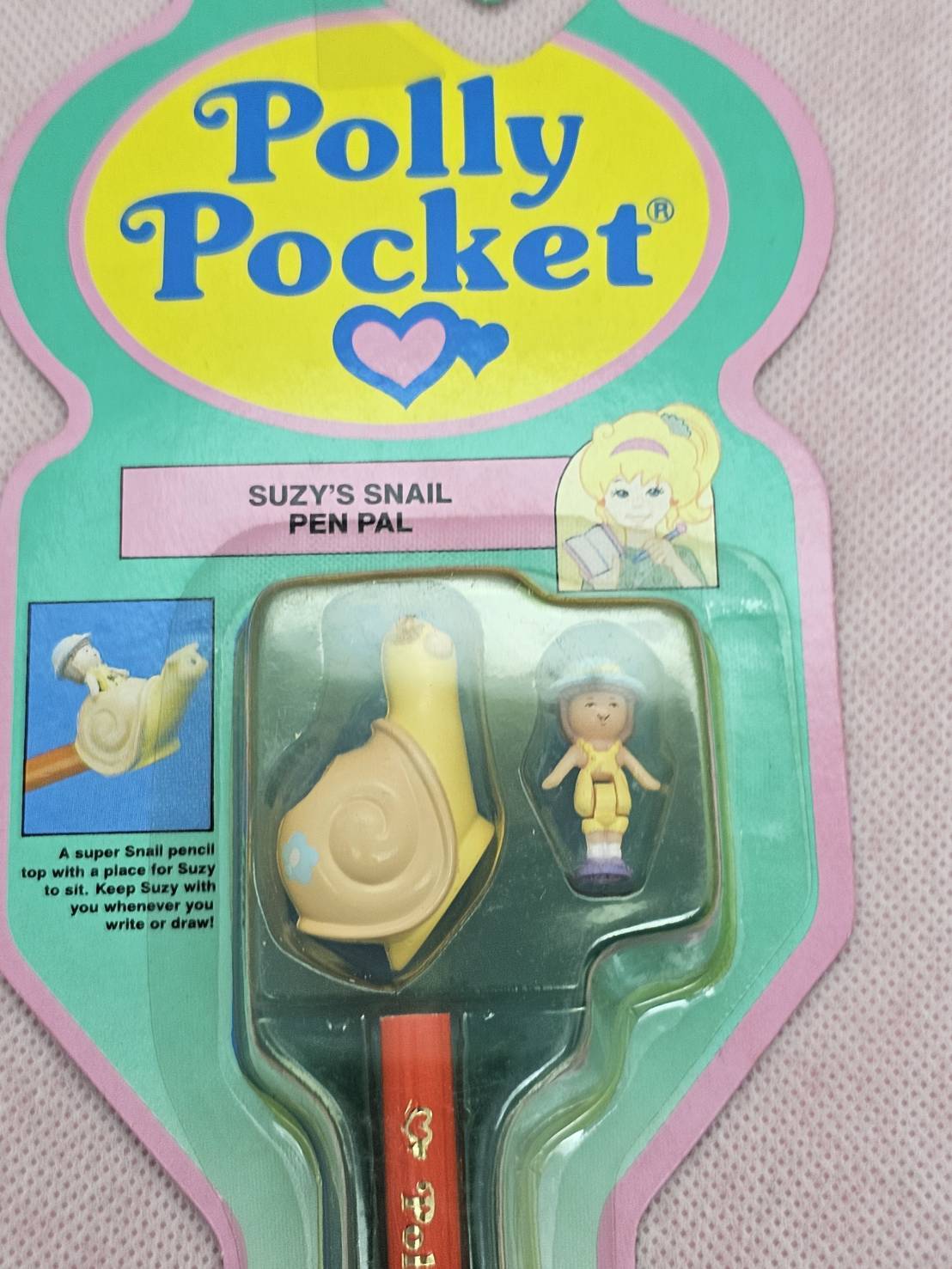ポーリーのテントウムシのペン飾り3点セット新品 1992年　ブルーバード社製