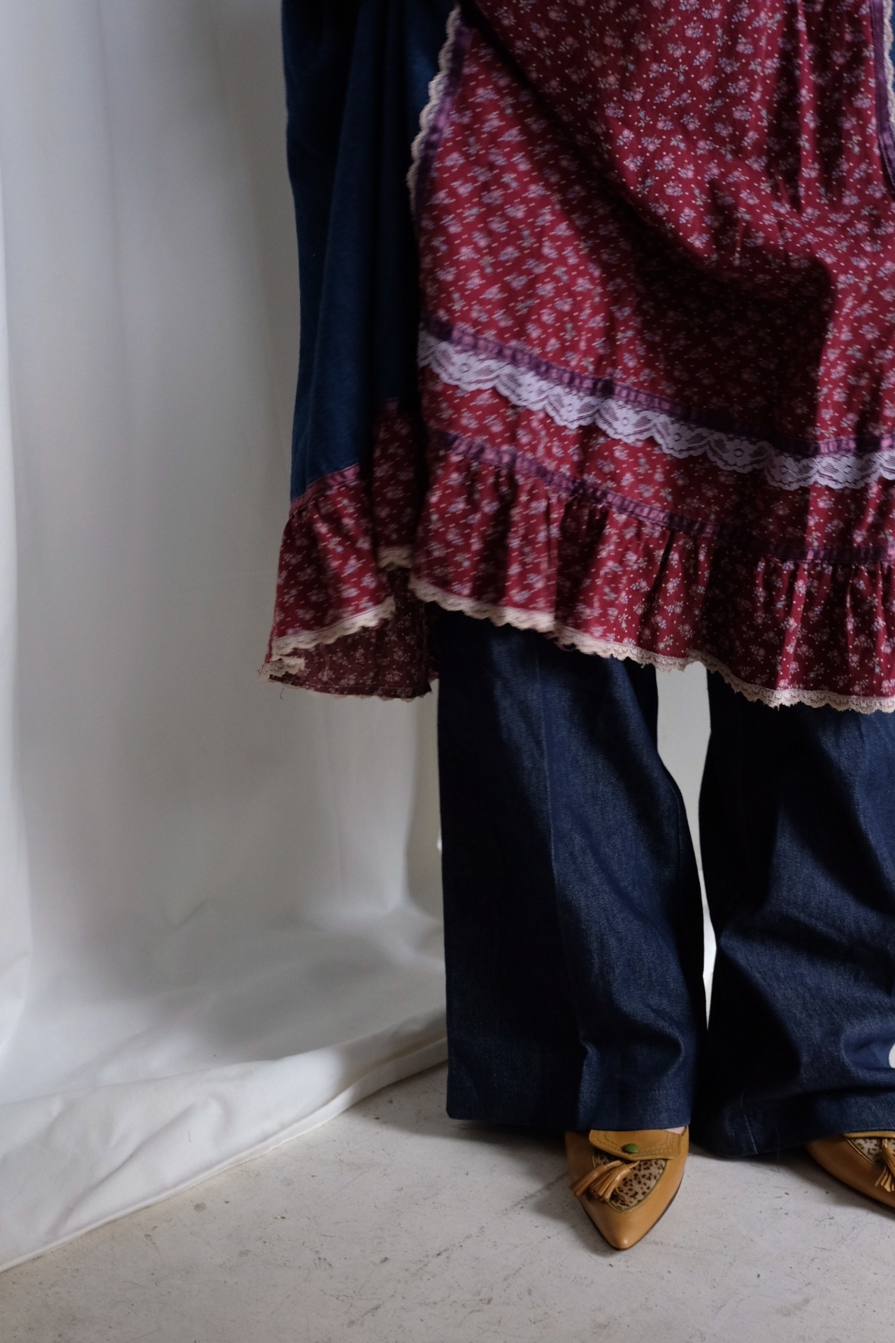 Denims country design dress Made in U.S.A