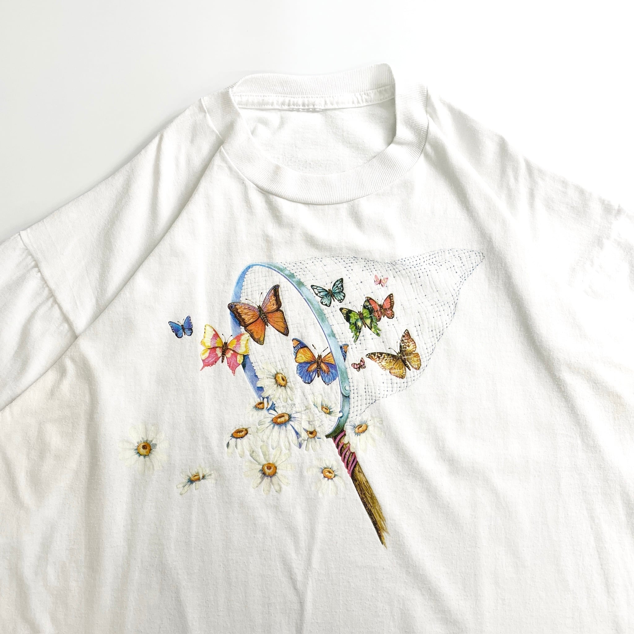00s Butterfly & Daisy Art Tee