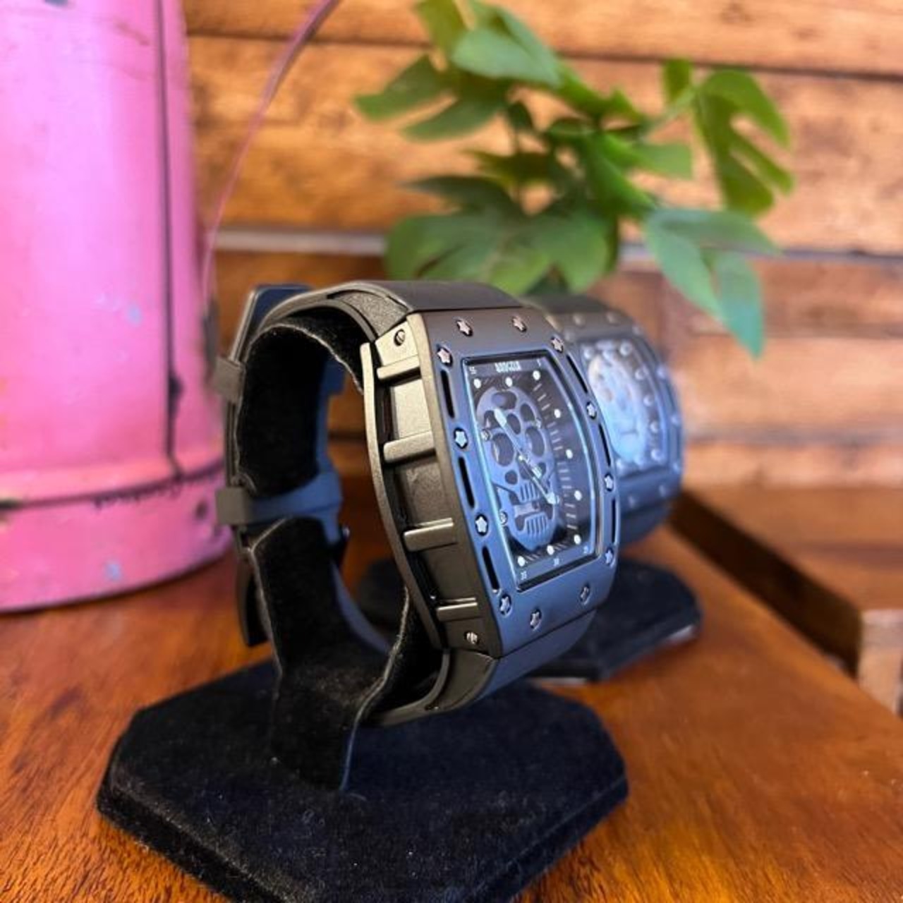 TOPANGA Accessory　スケルトンスカルウォッチ　全3色　シルバー　ブラック　 ゴールド　ファッション　アクセサリー　腕時