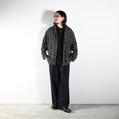 INTERIM(インテリム)TEXTURED DONEGAL BOUCLÉ DEADSTOCK HYPER BIG FLY FRONT SHIIRTS JACKET