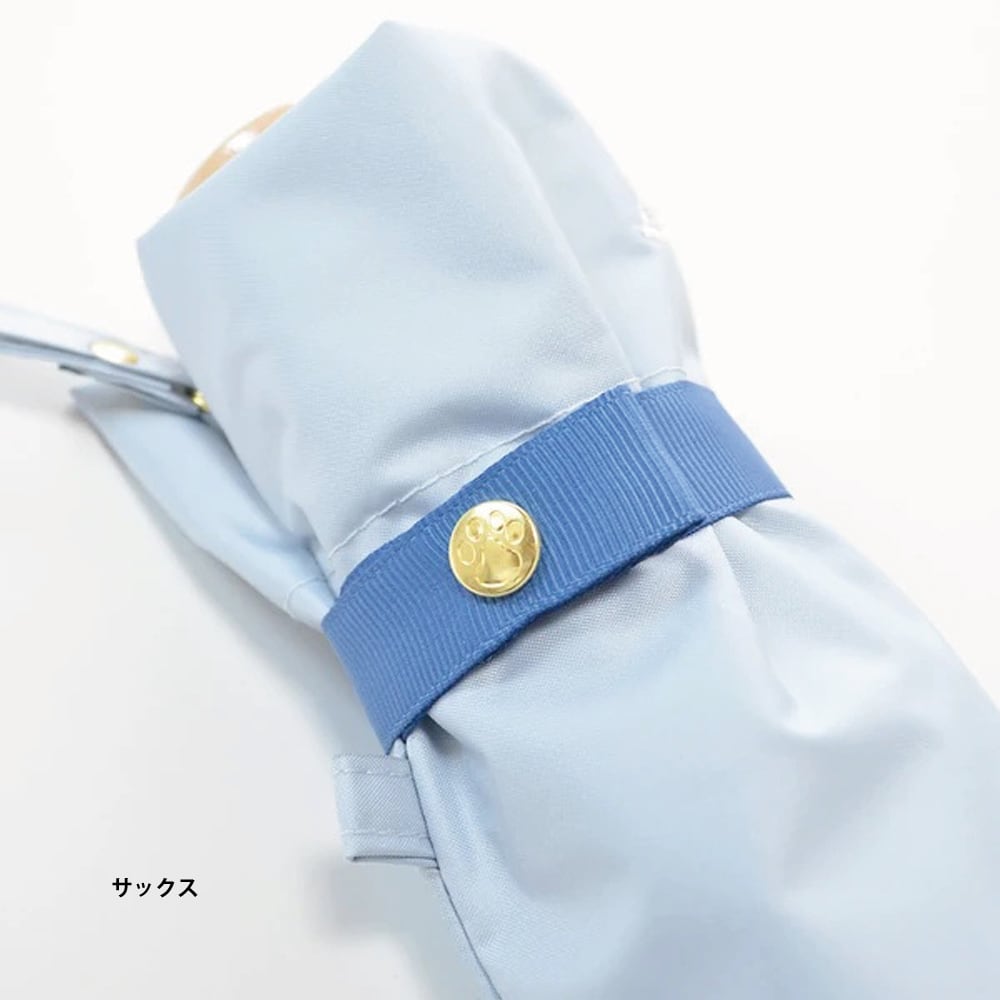 猫傘(折りたたみ晴雨兼用傘・本と猫刺繍) | マスノヤ衣料品店