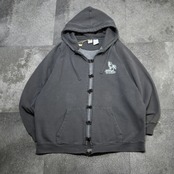 custom china button wolf embroidery hoodie