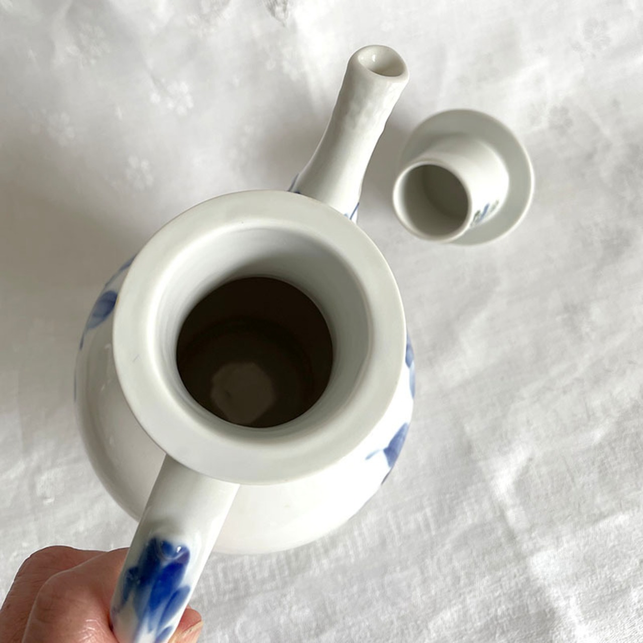 ポット　コーヒーポット　ロイヤルコペンハーゲン　ブルーフラワー　Royal Copenhagen　デンマーク 12twdu18-1