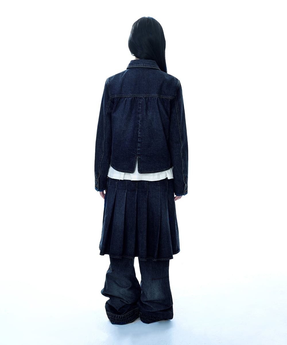 COYSEIO] DEEP DENIM JACKET NAVY 正規品 韓国ブランド 韓国通販 韓国