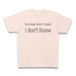 i don't know わからないTシャツC